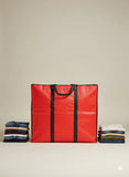 Storage Bag - Red - Size - 27*24+14 -120 GSM - Non Woven
